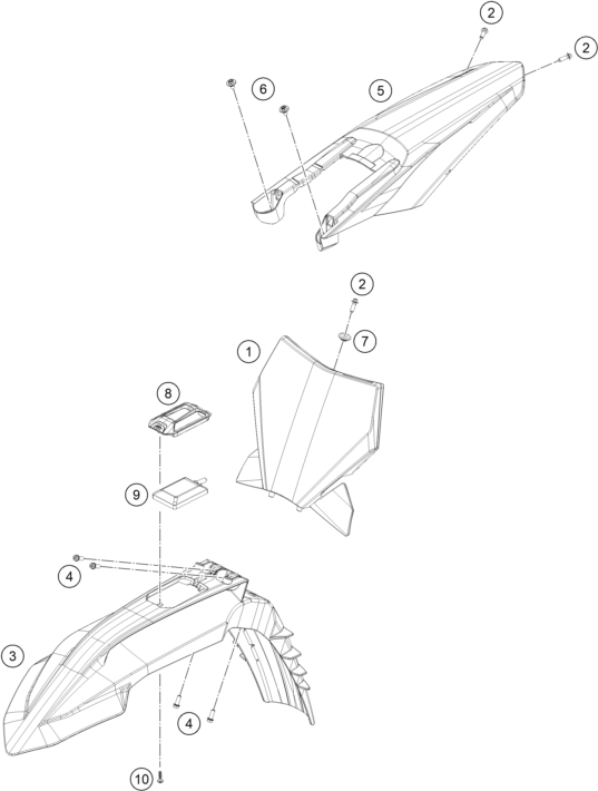 Výkres: 0810 MASK, FENDERS