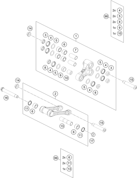 Výkres: 0460 PRO LEVER LINKING