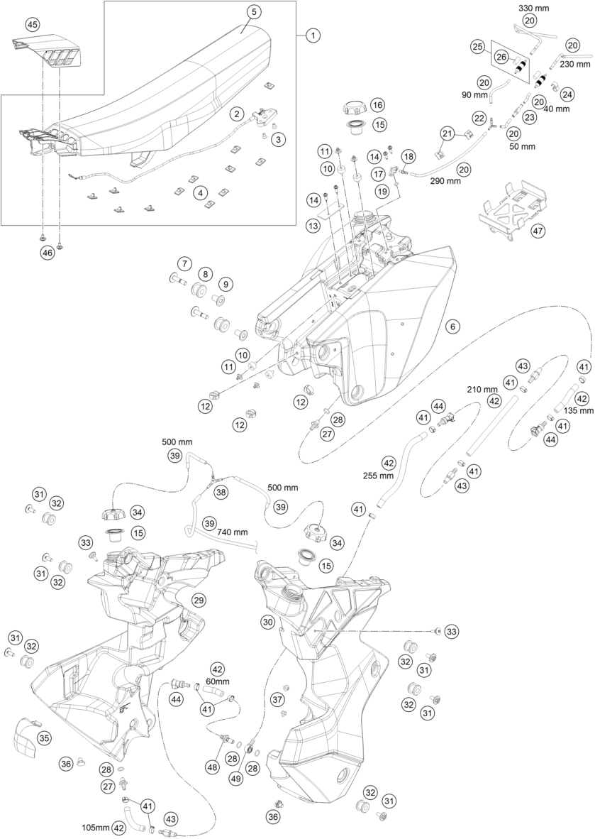 Výkres: 0710 TANK, SEAT