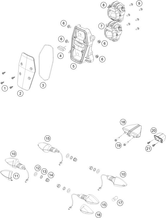 Výkres: 1410 LIGHTING SYSTEM