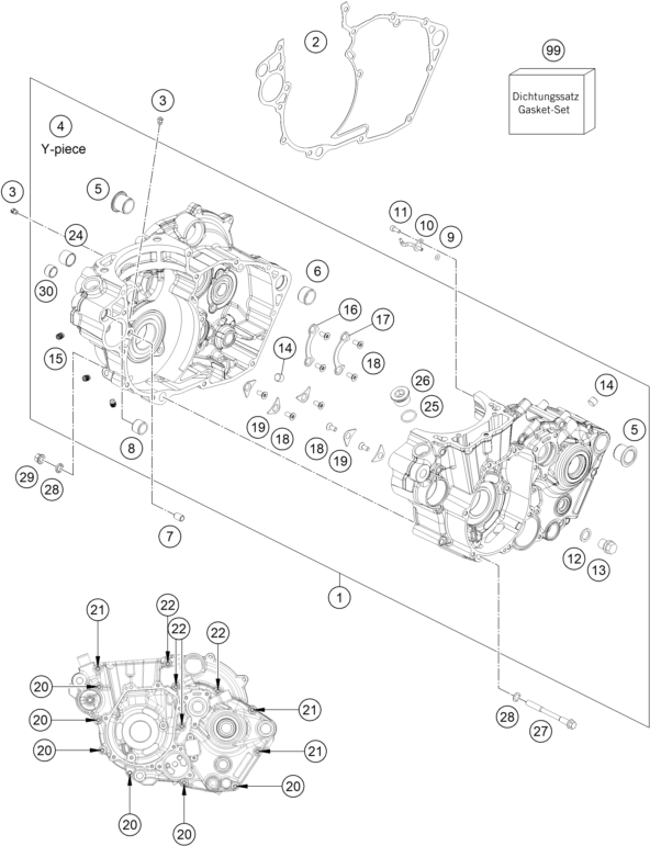 Výkres: 3010 ENGINE CASE