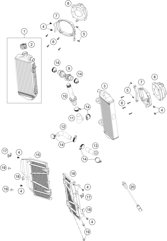 Výkres: 3530 COOLING SYSTEM