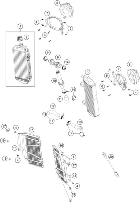 Výkres: 3530 COOLING SYSTEM