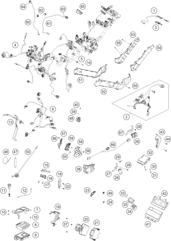 Výkres: 1110 WIRING HARNESS