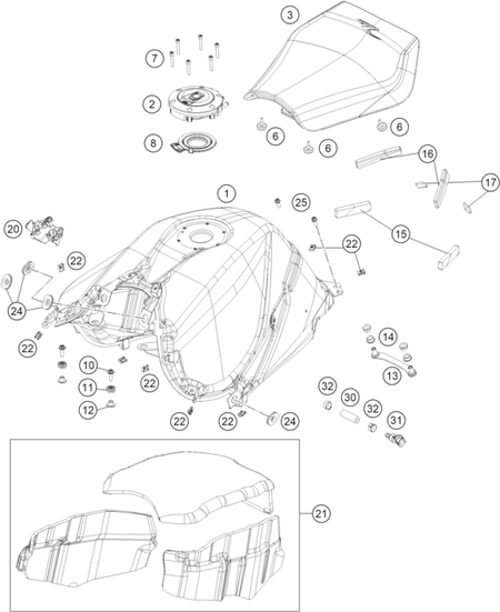 Výkres: 0710 TANK, SEAT