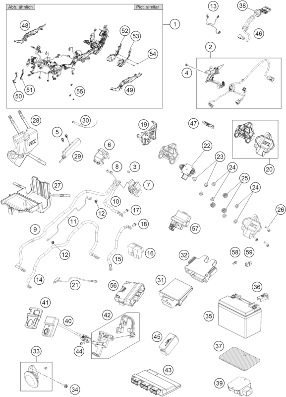 Výkres: 1110 WIRING HARNESS
