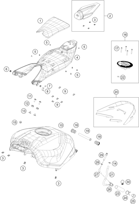 Výkres: 0710 TANK, SEAT