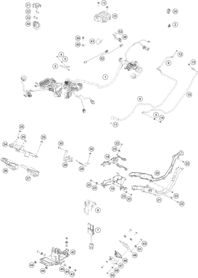 Výkres: 1110 WIRING HARNESS