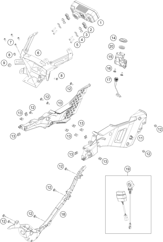 Výkres: 1430 INSTRUMENTS / LOCK SYSTEM