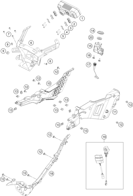 Výkres: 1430 INSTRUMENTS / LOCK SYSTEM