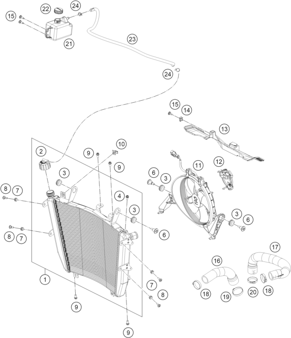 Výkres: 3530 COOLING SYSTEM