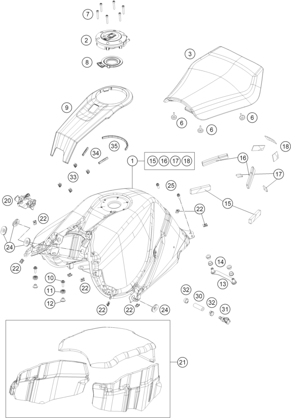 Výkres: 0710 TANK, SEAT