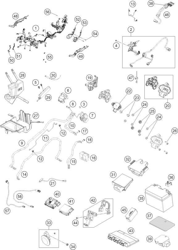 Výkres: 1110 WIRING HARNESS