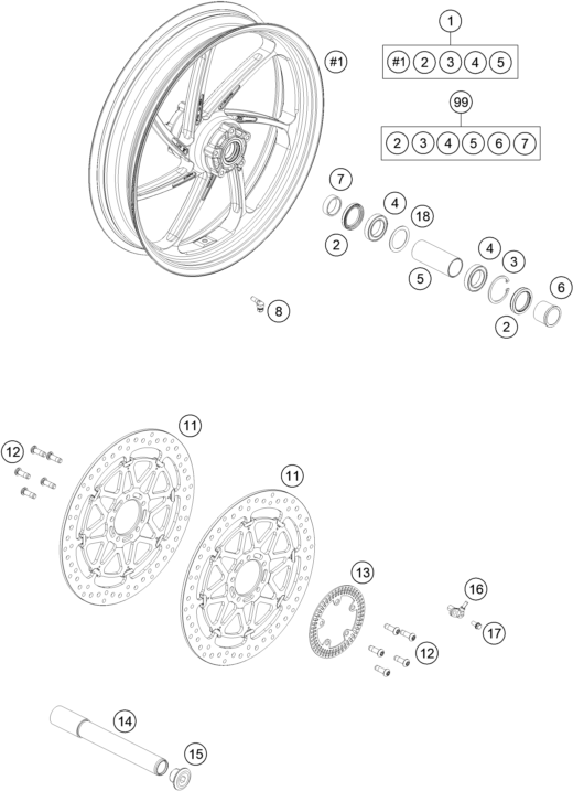 Výkres: 0910 FRONT WHEEL