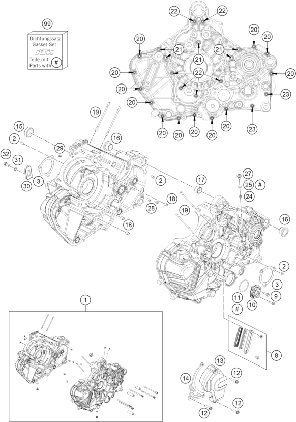 Výkres: 3010 ENGINE CASE