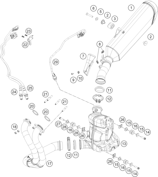 Výkres: 0510 EXHAUST SYSTEM