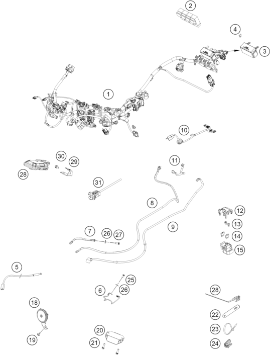 Výkres: 1110 WIRING HARNESS