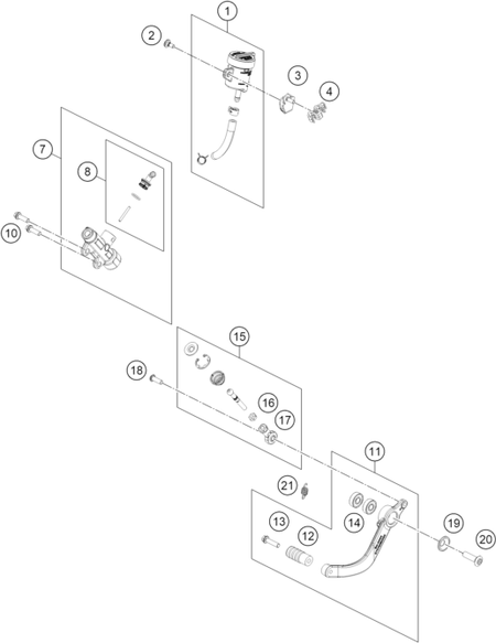 Výkres: 1330 REAR BRAKE CONTROL
