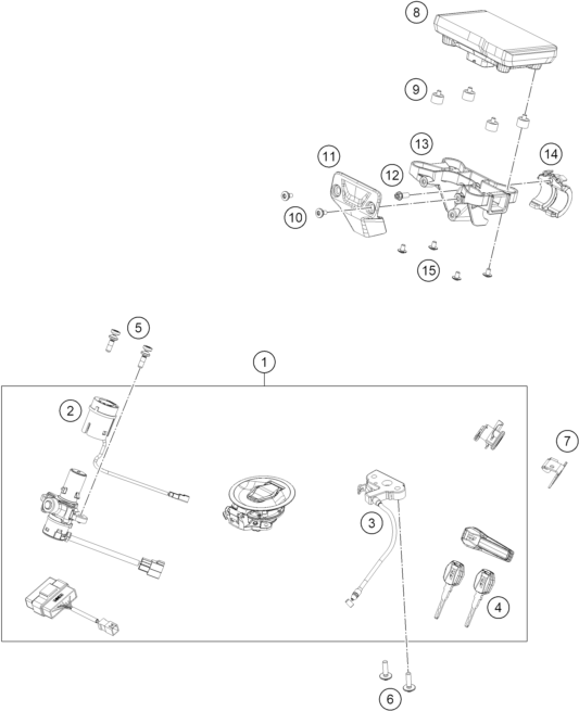 Výkres: 1430 INSTRUMENTS / LOCK SYSTEM
