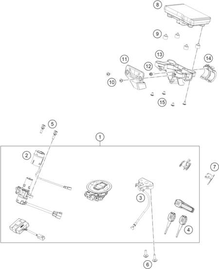 Výkres: 1430 INSTRUMENTS / LOCK SYSTEM