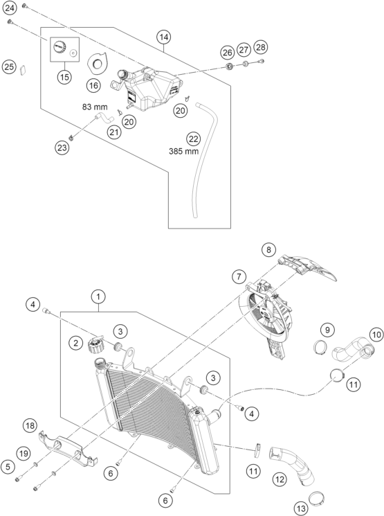 Výkres: 3530 COOLING SYSTEM