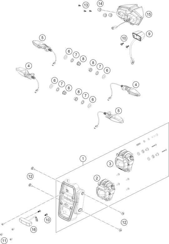 Výkres: 1410 LIGHTING SYSTEM