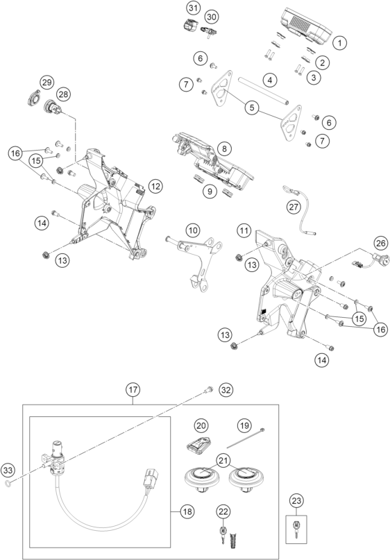 Výkres: 1430 INSTRUMENTS / LOCK SYSTEM