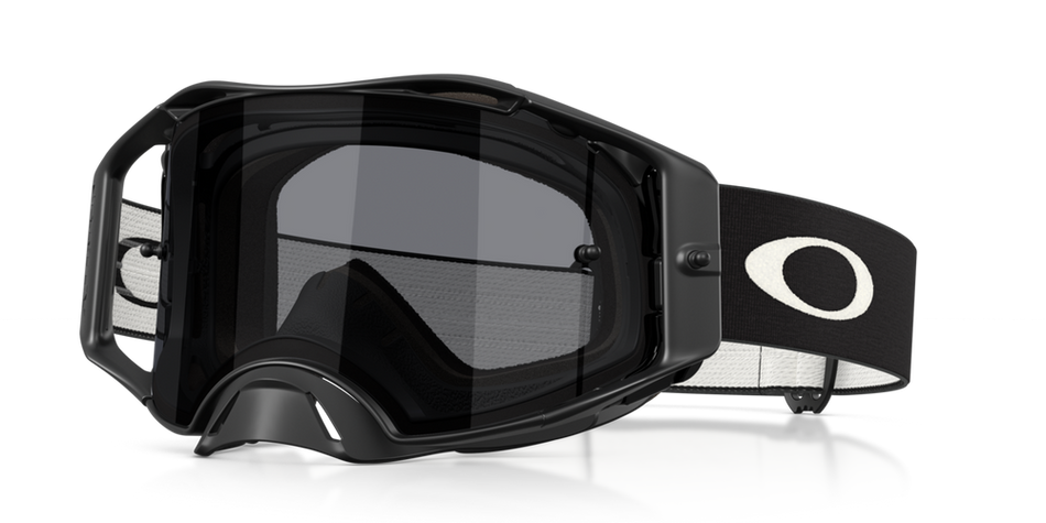 Brýle Oakley Airbrake Lite MX Matte Black - plexi tmavě šedé