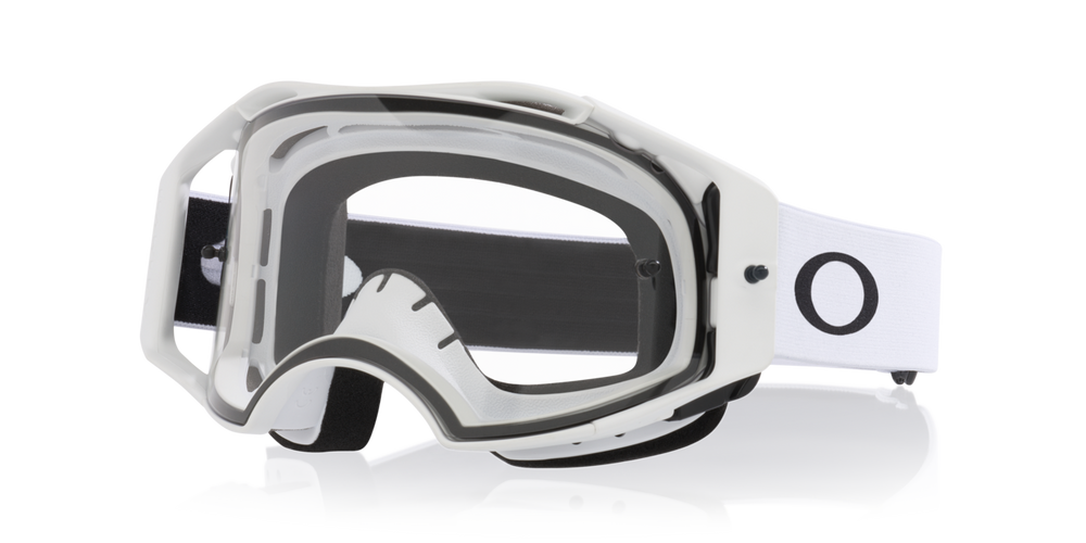 Brýle Oakley Airbrake Lite MX Matte White - plexi čiré