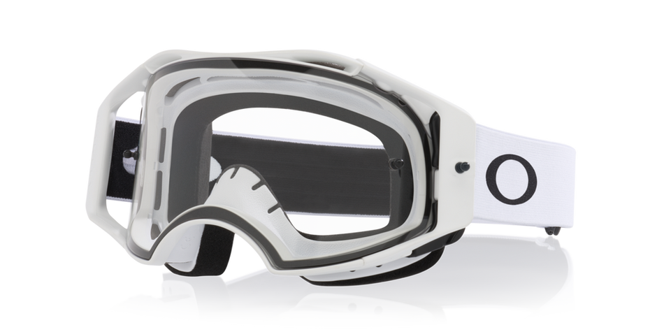 Brýle Oakley Airbrake Lite MX Matte White - plexi čiré
