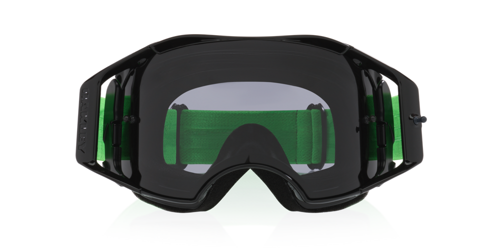 Brýle Oakley Airbrake Lite MX Moto Green - plexi tmavě šedé