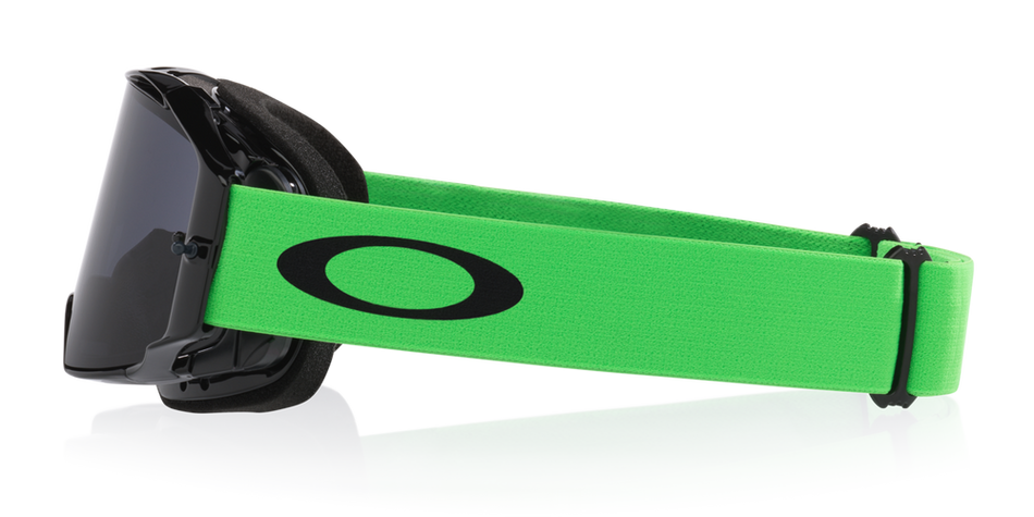 Brýle Oakley Airbrake Lite MX Moto Green - plexi tmavě šedé