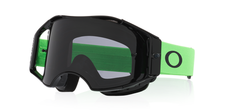 Brýle Oakley Airbrake Lite MX Moto Green - plexi tmavě šedé