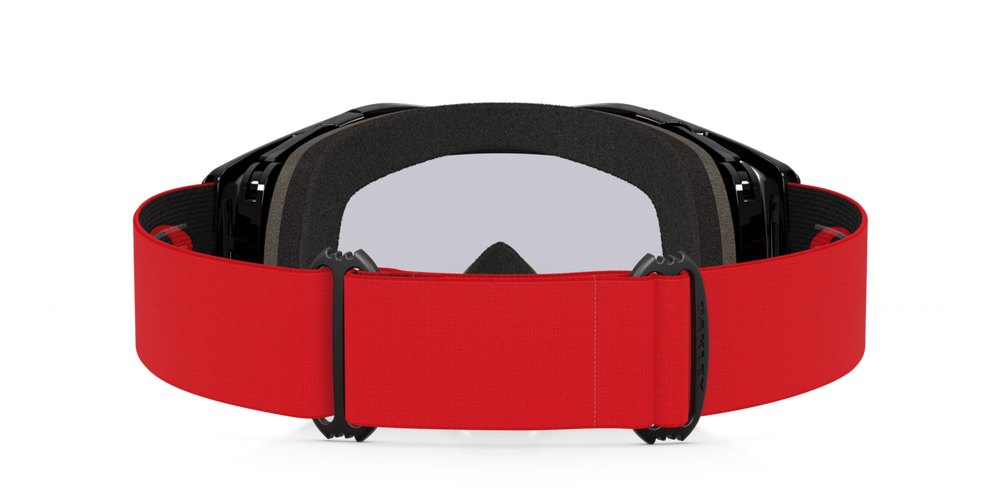 Brýle Oakley Airbrake Lite MX Moto Red - plexi světle šedé