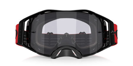 Brýle Oakley Airbrake Lite MX Moto Red - plexi světle šedé