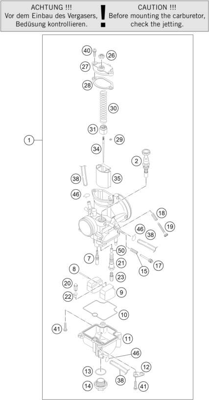 Výkres: 3110 KARBURÁTOR