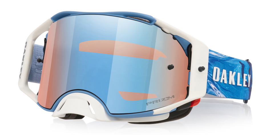 Brýle Oakley Airbrake MX Chase Sexton Signature Matte White - plexi Prizm Sapphire