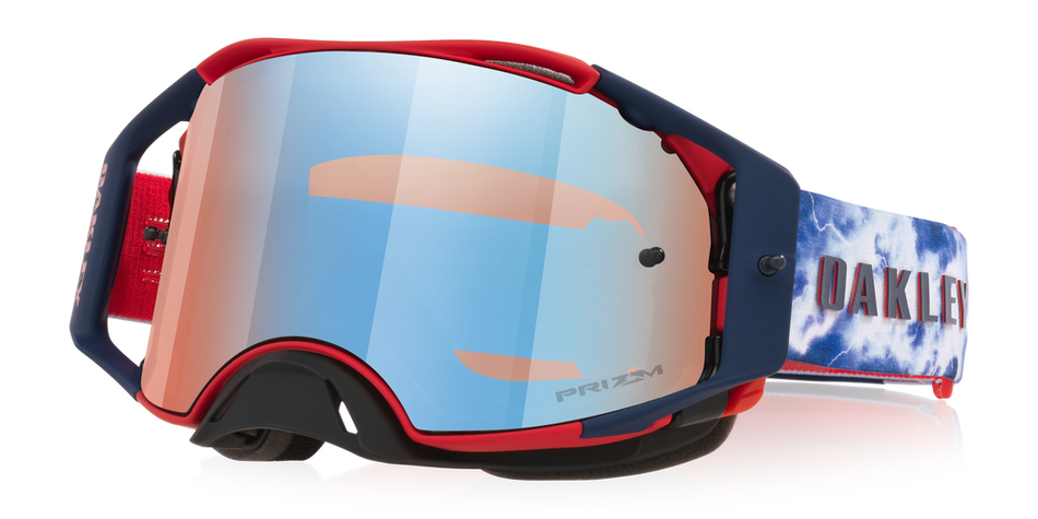 Brýle Oakley Airbrake MX Renaux Signature Matte Navy - plexi Prizm Sapphire