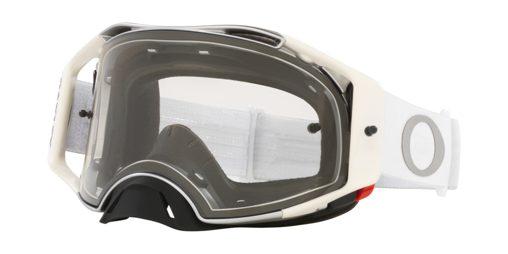 Brýle Oakley Airbrake MX TuffBlocks White - plexi čiré