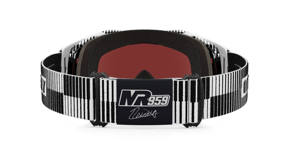 Brýle Oakley Airbrake MX Maxime Renaux Black White - plexi Prizm Black