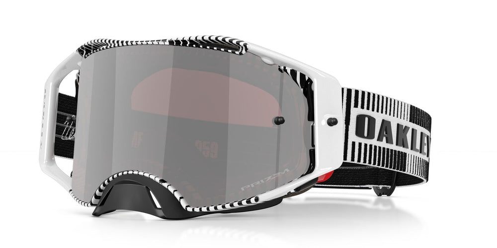 Brýle Oakley Airbrake MX Maxime Renaux Black White - plexi Prizm Black