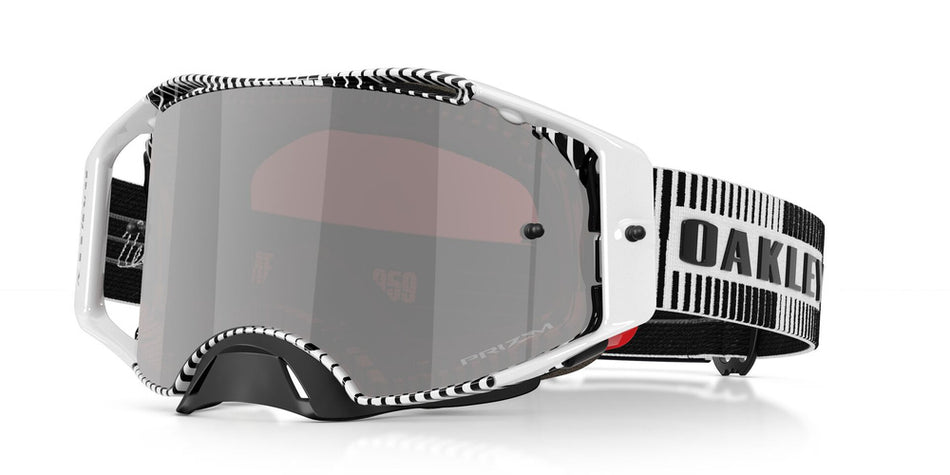 Brýle Oakley Airbrake MX Maxime Renaux Black White - plexi Prizm Black