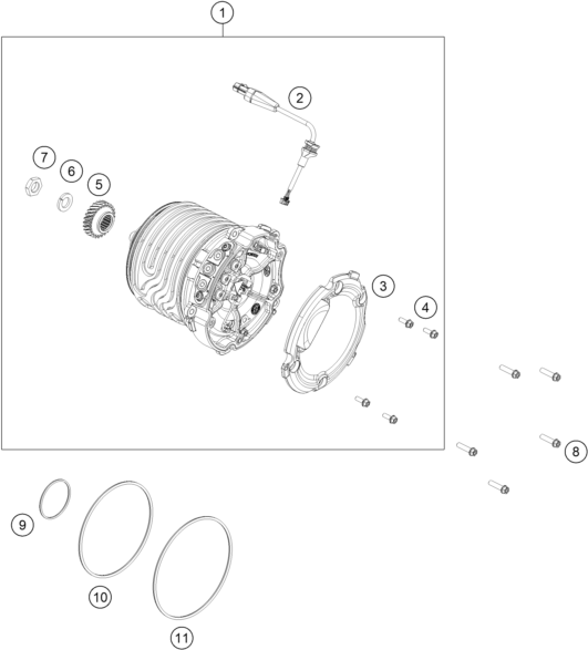 Výkres: 4710 ELEKTROMOTOR, MDU, VCU