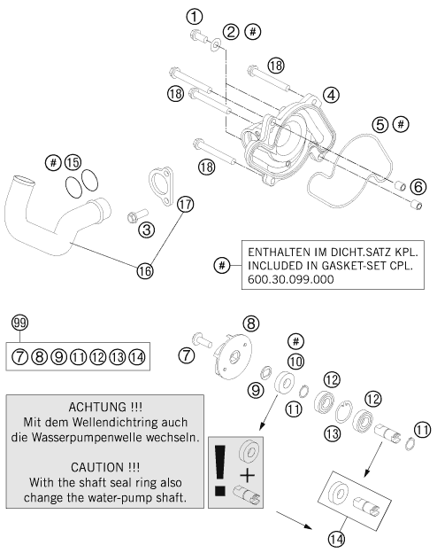 Výkres: 3510 VODNÍ ČERPADLO