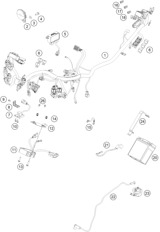 Výkres: 1110 KABELOVÝ SVAZEK
