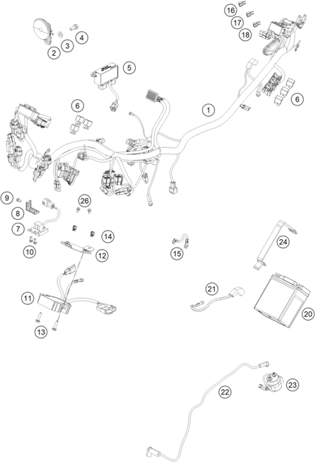 Výkres: 1110 KABELOVÝ SVAZEK