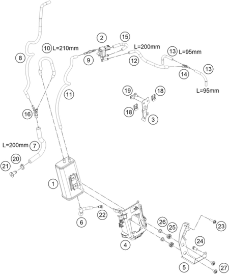 Výkres: 1510 NÁDOBA ZACHYCOVAČE PAR PALIVA