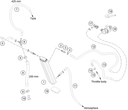 Výkres: 1510 NÁDOBA ZACHYCOVAČE PAR PALIVA