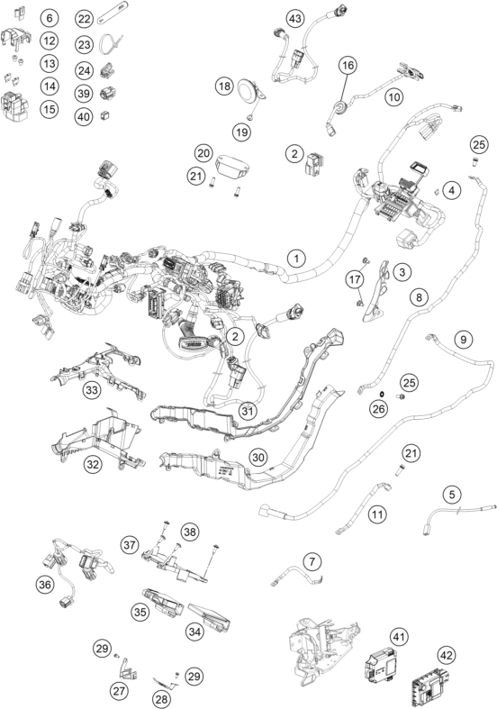 Výkres: 1110 KABELOVÝ SVAZEK
