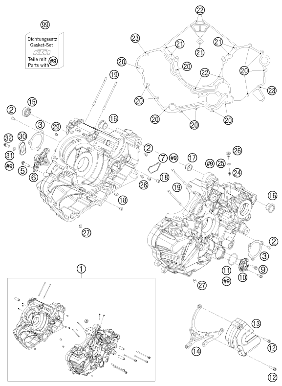 Výkres: 3010 SKŘÍŇ MOTORU